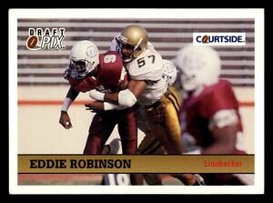 1992 Courtside Draft Pix #91 Eddie Robinson Card